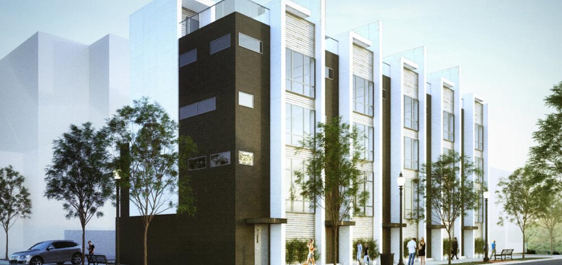 Townhomes percolating in shadow of MercedesBenz Stadium Urbanize Atlanta